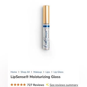 LipSense Glitter Diamond Kiss Gloss Lip Balm, Brand New